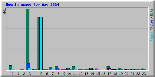 Hourly usage for May 2024
