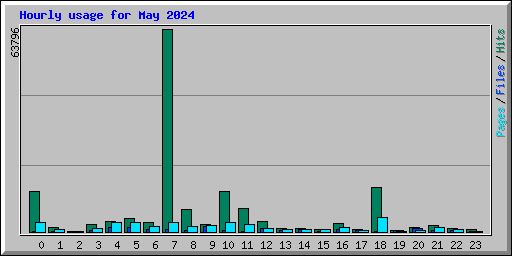 Hourly usage for May 2024