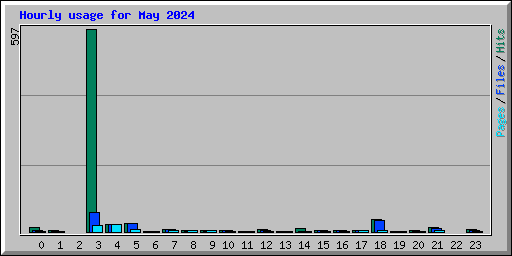 Hourly usage for May 2024